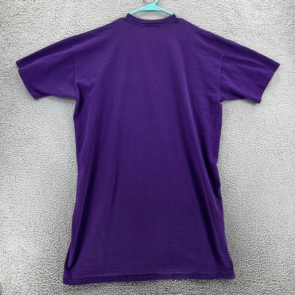 VTG 90s Mirage Las Vegas Hotel Casino T-Shirt Purple Single Stitch Palm Logo XL - Picture 2 of 15